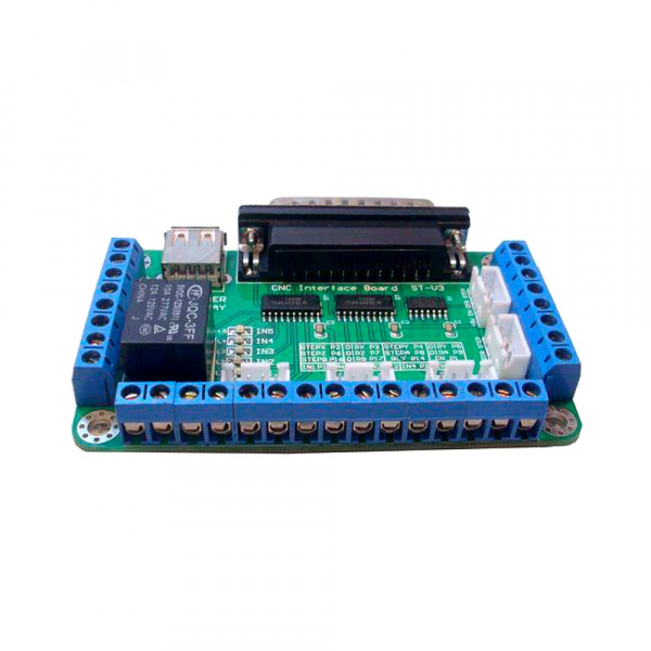 5 Axis CNC Breakout Board (Parallel Port, 5axis, 5in/1out)