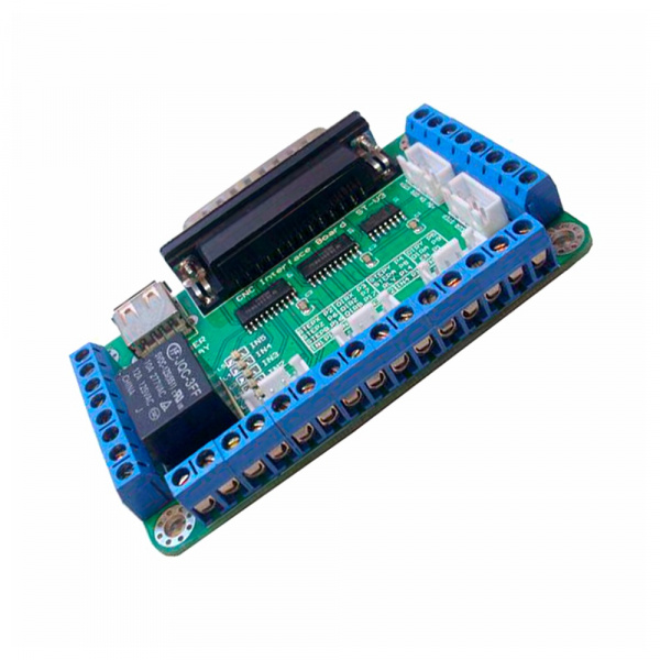 5 Axis CNC Breakout Board (Parallel Port, 5axis, 5in/1out)